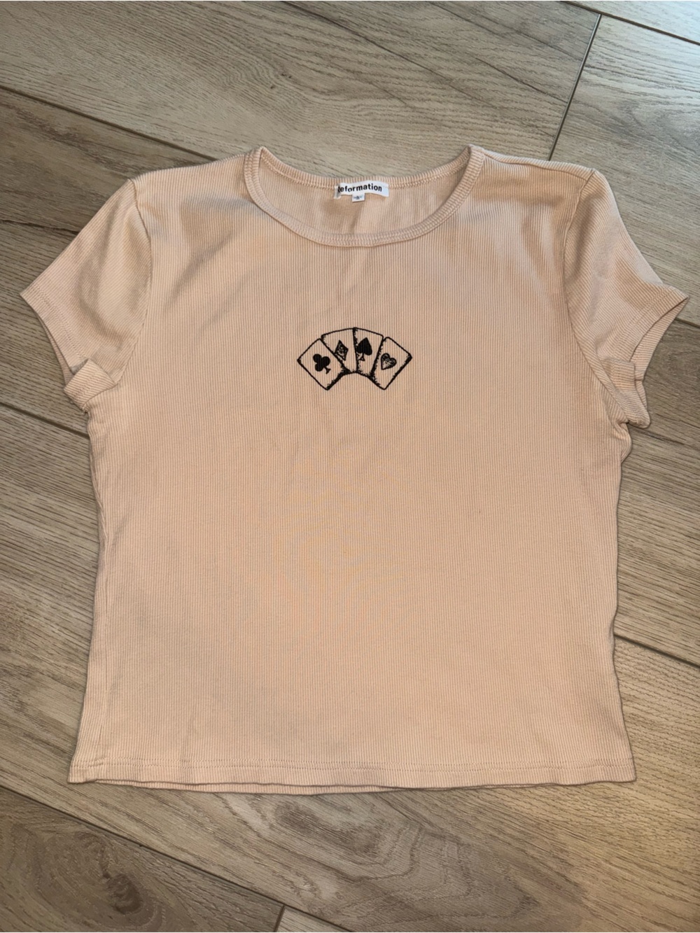 Reformation Cropped Grapic Tee